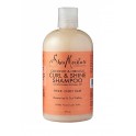 SHEA MOISTURE -  COCONUT & HIBISCUS  CURL & SHINE SHAMPOO 13 OZ