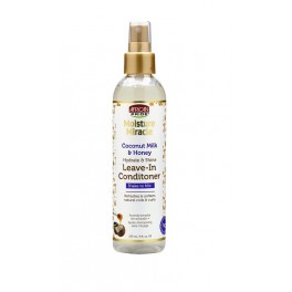 AFRICAN PRIDE MOISTURE  MIRACLE – LEAVE IN SPRAY 8 OZ