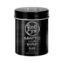8697926023866 - RED ONE - MATTE HAIR WAX MAXIMUM CONTROL BLACK 100 ML