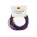 FIL DECO CHEVEUX MULTICOLOR 6 Mètres dz