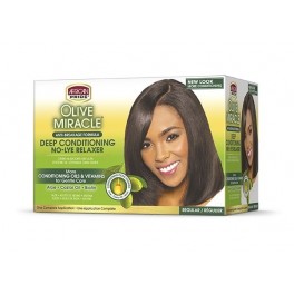 AFRICAN PRIDE OLIVE RELAXER KIT REGULAR 