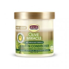 AFRICAN PRIDE OLIVE LEAVE – IN CONDITIONER CREAM 15 OZ JAR