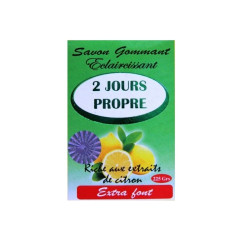 2 JOUR PROPRE – SAVON...