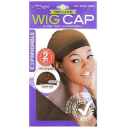 WIG CAP MARRON PACK 12 PCS